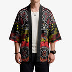 ANZAC Day Penrith Panthers Kimono Military Memorial Aboriginal Indigenous Art
