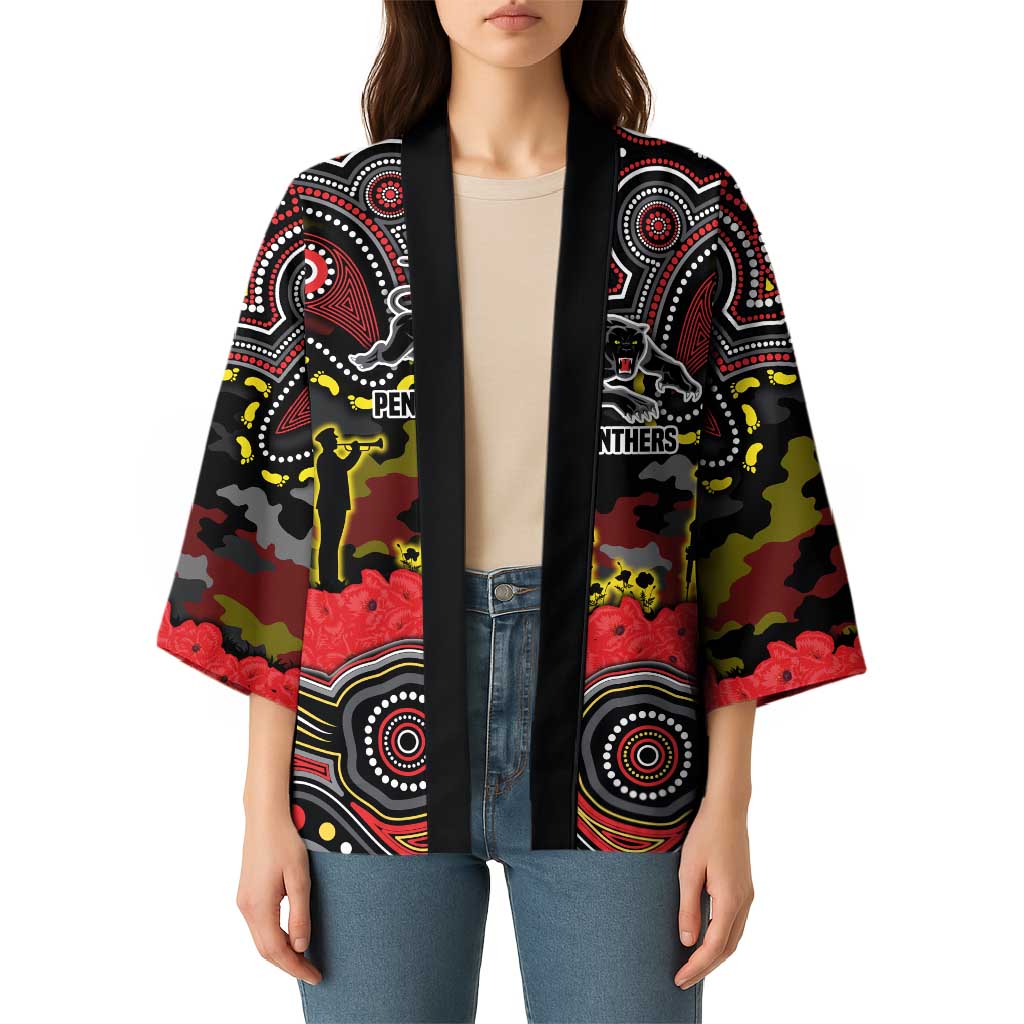 ANZAC Day Penrith Panthers Kimono Military Memorial Aboriginal Indigenous Art