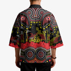 ANZAC Day Penrith Panthers Kimono Military Memorial Aboriginal Indigenous Art
