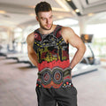ANZAC Day Penrith Panthers Men Tank Top Military Memorial Aboriginal Indigenous Art