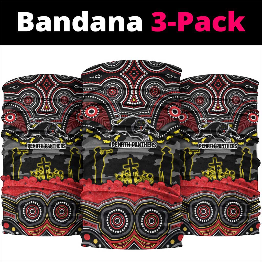 ANZAC Day Penrith Panthers Neck Gaiter Military Memorial Aboriginal Indigenous Art