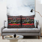 ANZAC Day Penrith Panthers Pillow Cover Military Memorial Aboriginal Indigenous Art