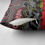 ANZAC Day Penrith Panthers Pillow Cover Military Memorial Aboriginal Indigenous Art