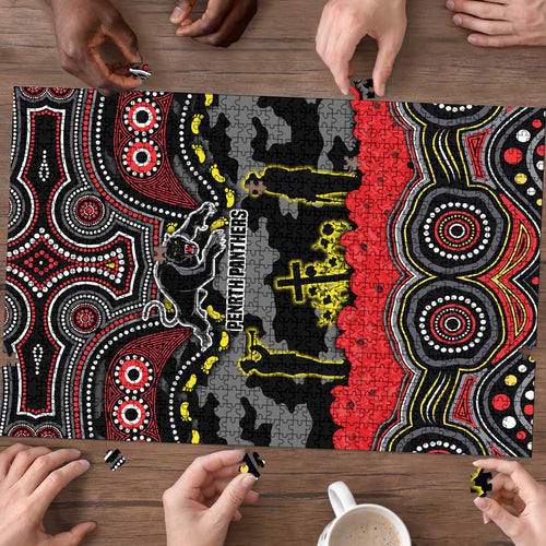 ANZAC Day Penrith Panthers Puzzle Military Memorial Aboriginal Indigenous Art
