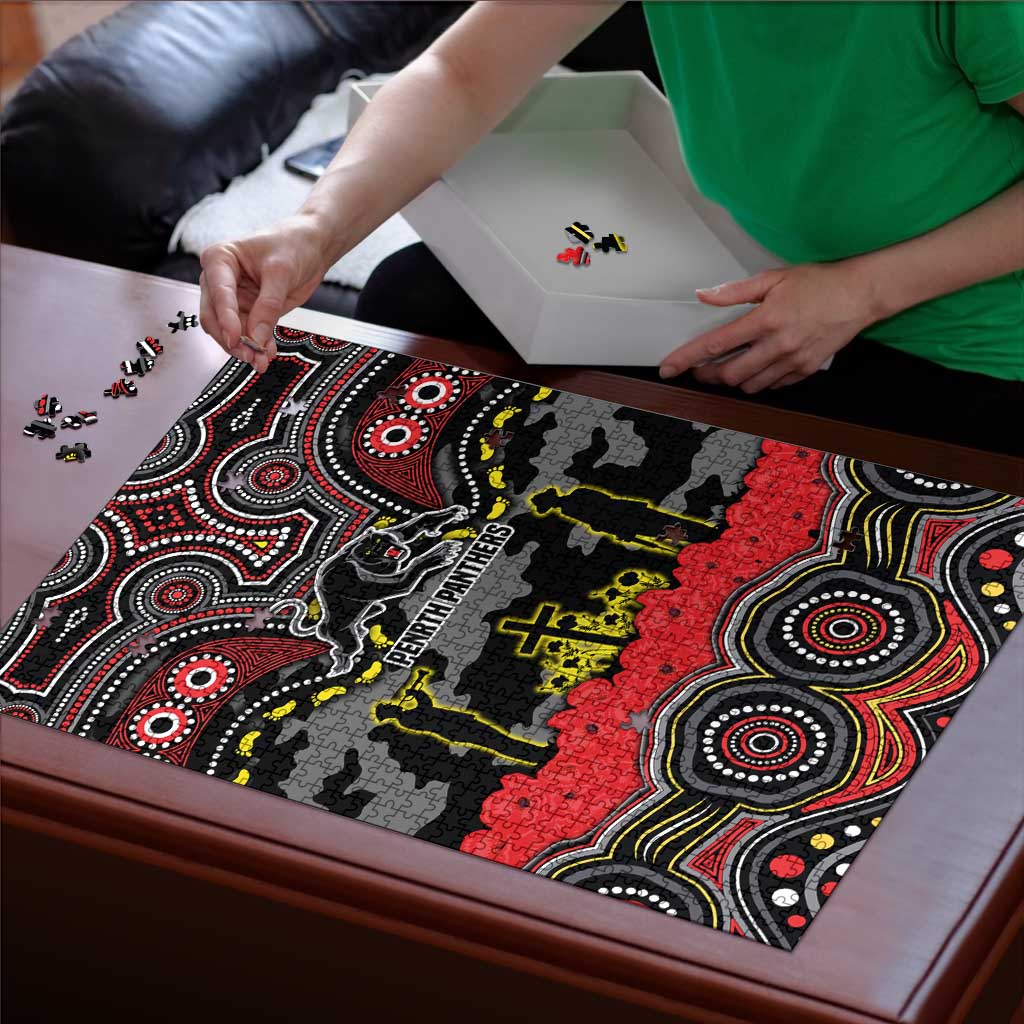 ANZAC Day Penrith Panthers Puzzle Military Memorial Aboriginal Indigenous Art