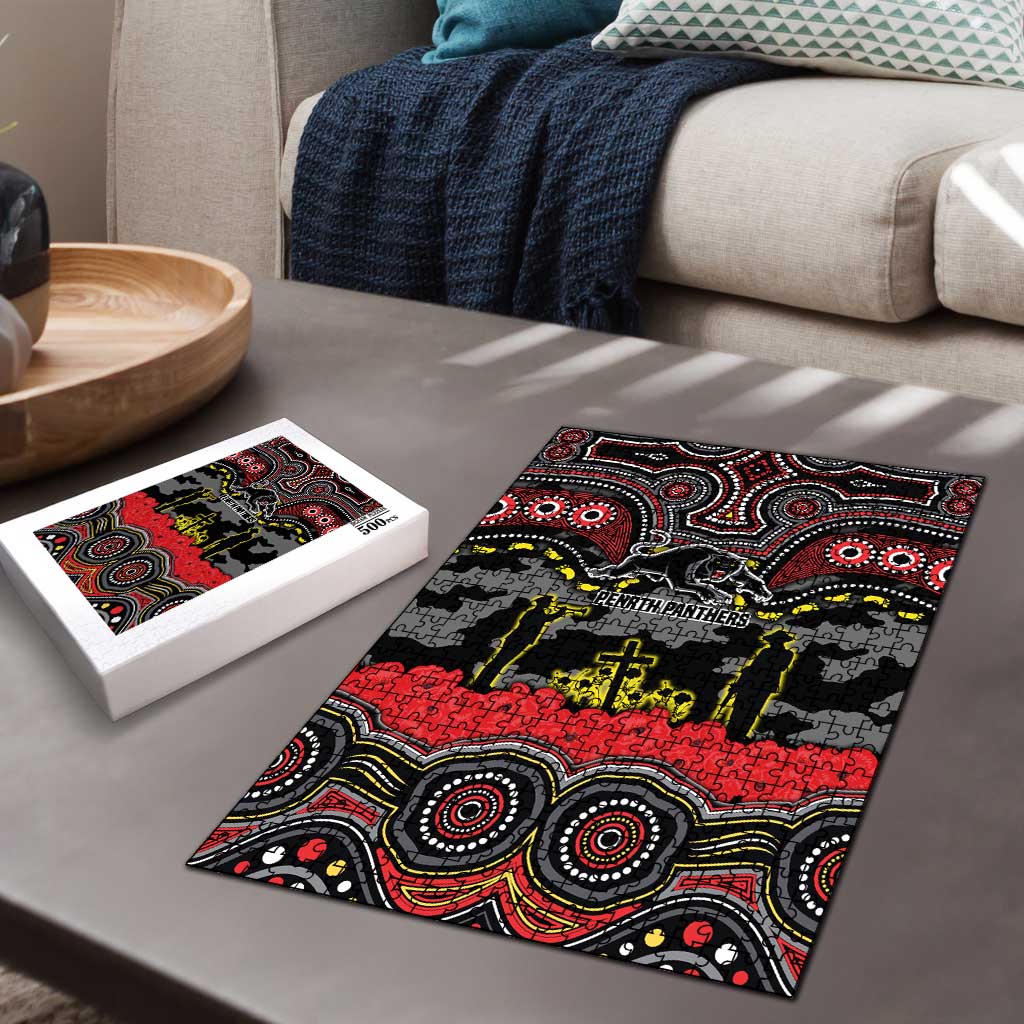 ANZAC Day Penrith Panthers Puzzle Military Memorial Aboriginal Indigenous Art