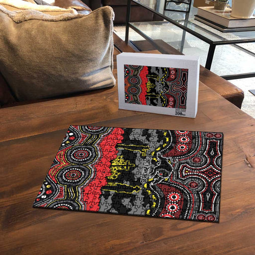 ANZAC Day Penrith Panthers Puzzle Military Memorial Aboriginal Indigenous Art