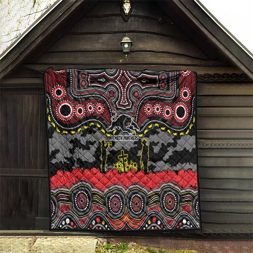 ANZAC Day Penrith Panthers Quilt Military Memorial Aboriginal Indigenous Art