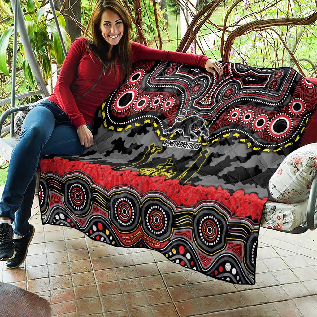 ANZAC Day Penrith Panthers Quilt Military Memorial Aboriginal Indigenous Art