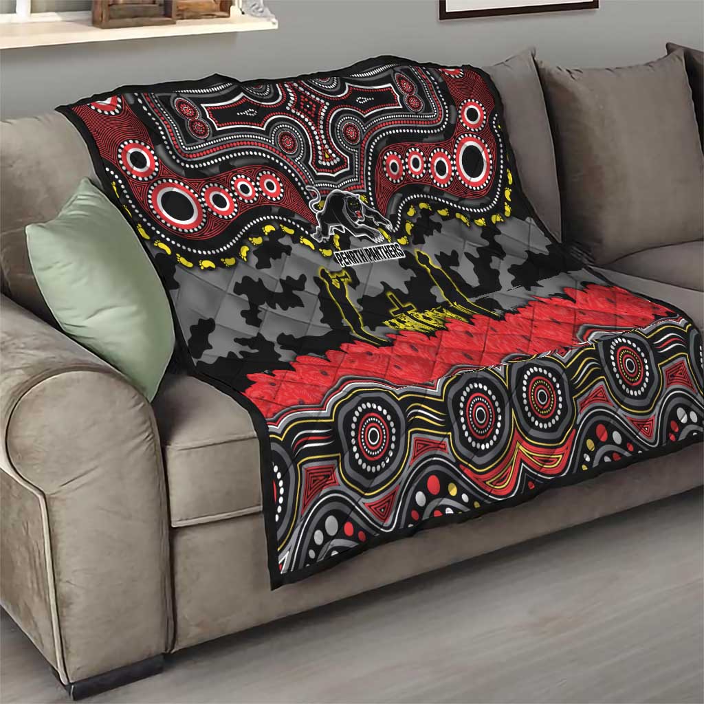 ANZAC Day Penrith Panthers Quilt Military Memorial Aboriginal Indigenous Art