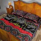 ANZAC Day Penrith Panthers Quilt Bed Set Military Memorial Aboriginal Indigenous Art
