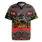 ANZAC Day Penrith Panthers Rugby Jersey Military Memorial Aboriginal Indigenous Art
