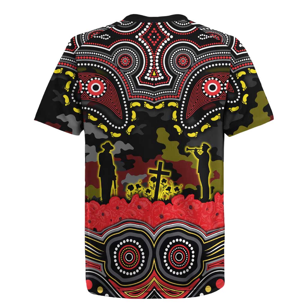 ANZAC Day Penrith Panthers Rugby Jersey Military Memorial Aboriginal Indigenous Art