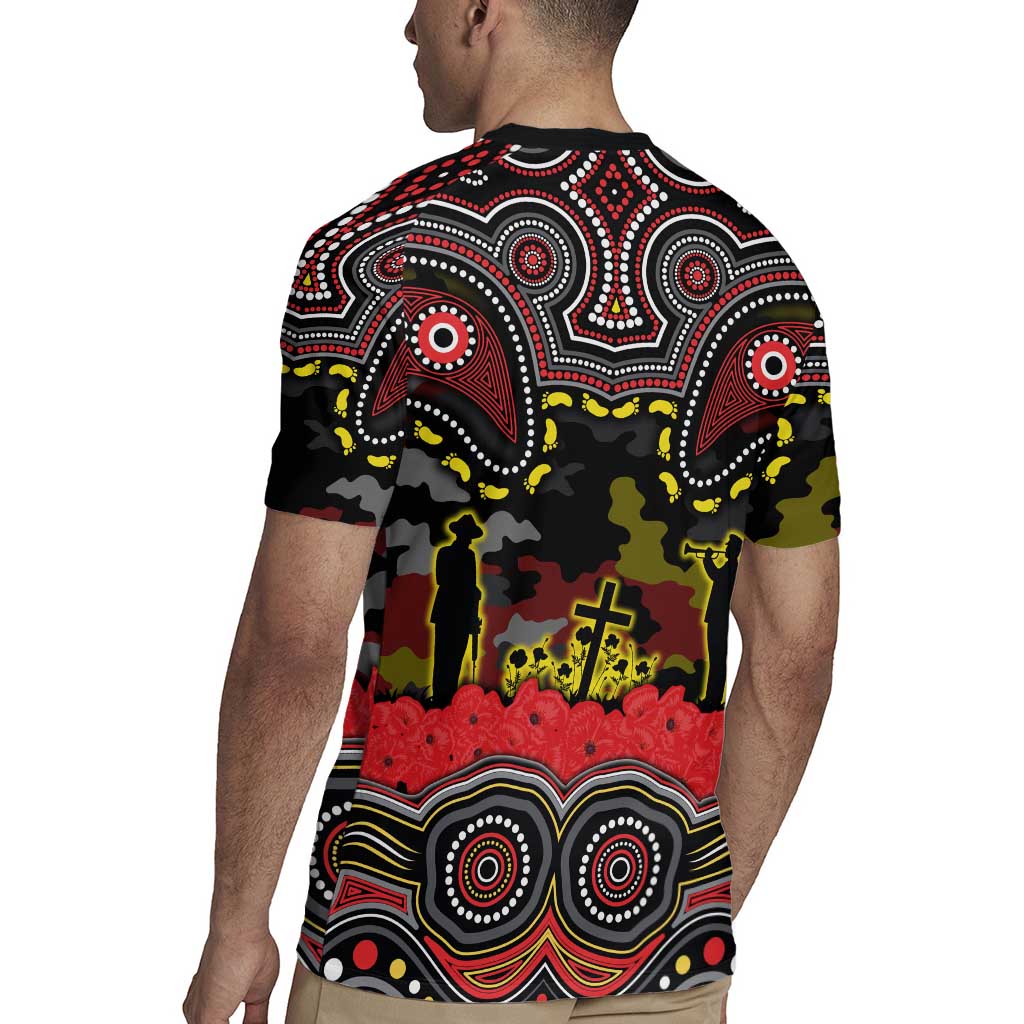 ANZAC Day Penrith Panthers Rugby Jersey Military Memorial Aboriginal Indigenous Art
