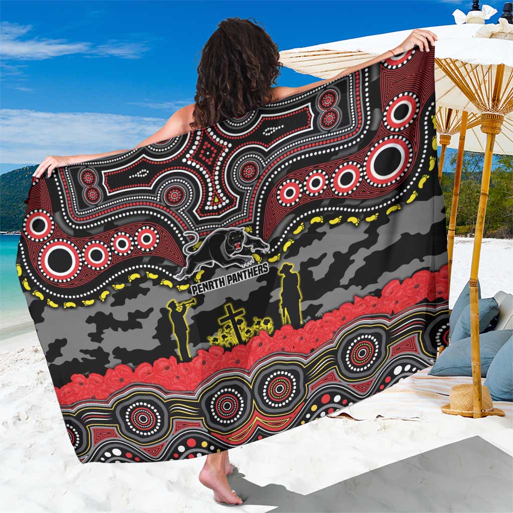 ANZAC Day Penrith Panthers Sarong Military Memorial Aboriginal Indigenous Art