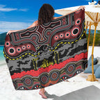 ANZAC Day Penrith Panthers Sarong Military Memorial Aboriginal Indigenous Art