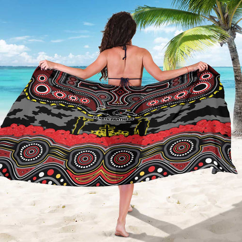 ANZAC Day Penrith Panthers Sarong Military Memorial Aboriginal Indigenous Art
