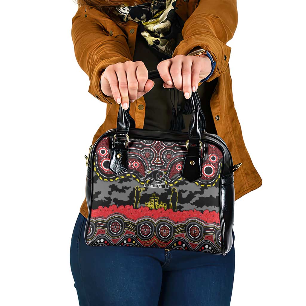 ANZAC Day Penrith Panthers Shoulder Handbag Military Memorial Aboriginal Indigenous Art