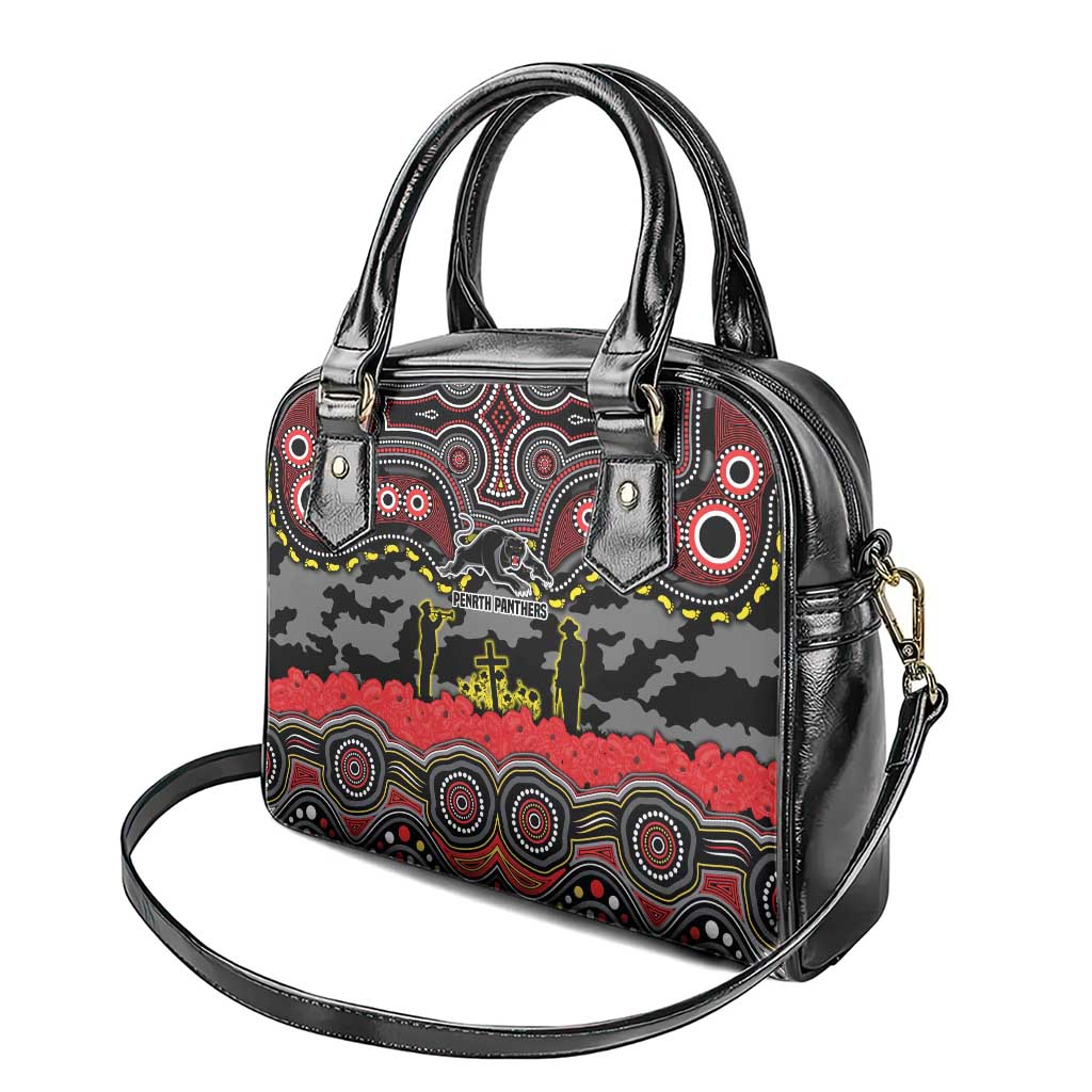 ANZAC Day Penrith Panthers Shoulder Handbag Military Memorial Aboriginal Indigenous Art