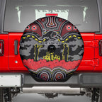 ANZAC Day Penrith Panthers Spare Tire Cover Military Memorial Aboriginal Indigenous Art
