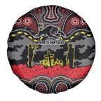 ANZAC Day Penrith Panthers Spare Tire Cover Military Memorial Aboriginal Indigenous Art