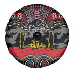 ANZAC Day Penrith Panthers Spare Tire Cover Military Memorial Aboriginal Indigenous Art