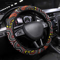 ANZAC Day Penrith Panthers Steering Wheel Cover Military Memorial Aboriginal Indigenous Art