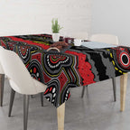 ANZAC Day Penrith Panthers Tablecloth Military Memorial Aboriginal Indigenous Art