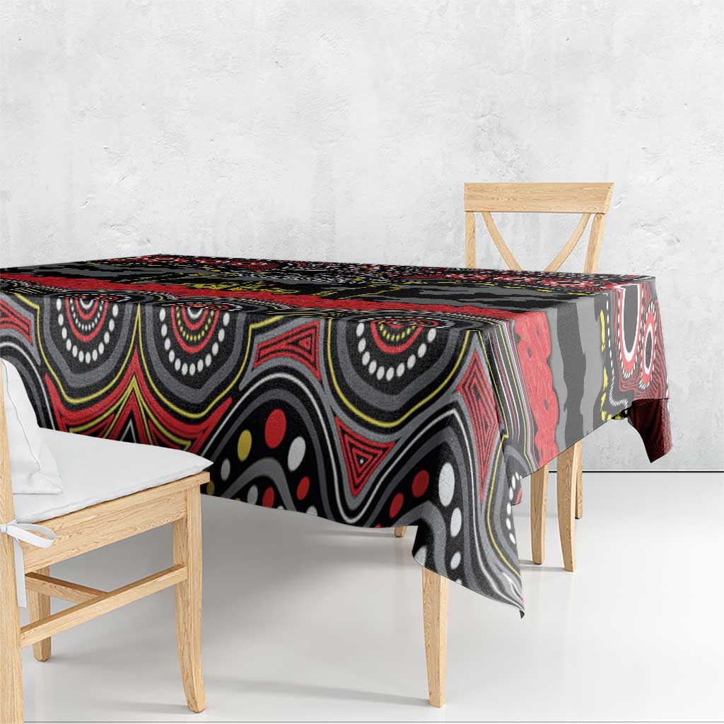 ANZAC Day Penrith Panthers Tablecloth Military Memorial Aboriginal Indigenous Art