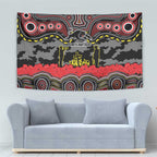 ANZAC Day Penrith Panthers Tapestry Military Memorial Aboriginal Indigenous Art