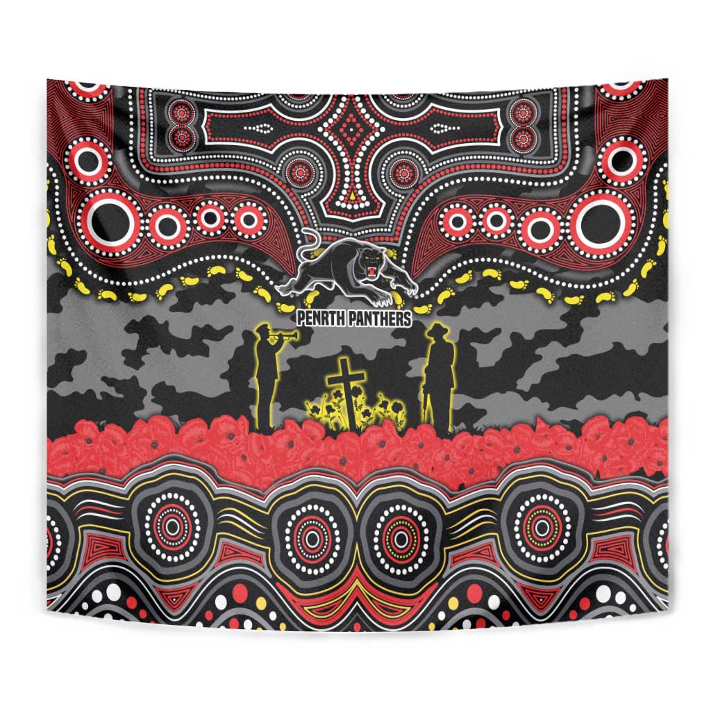 ANZAC Day Penrith Panthers Tapestry Military Memorial Aboriginal Indigenous Art