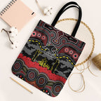ANZAC Day Penrith Panthers Tote Bag Military Memorial Aboriginal Indigenous Art
