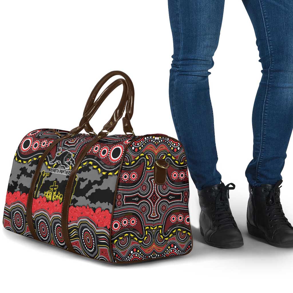 ANZAC Day Penrith Panthers Travel Bag Military Memorial Aboriginal Indigenous Art
