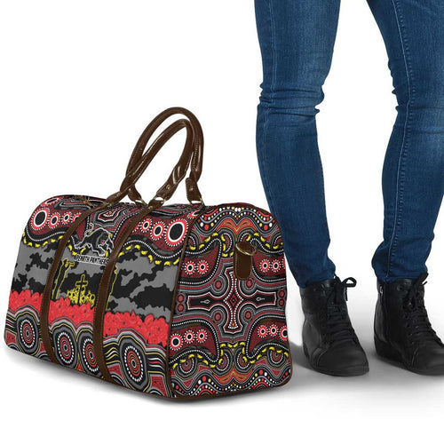 ANZAC Day Penrith Panthers Travel Bag Military Memorial Aboriginal Indigenous Art