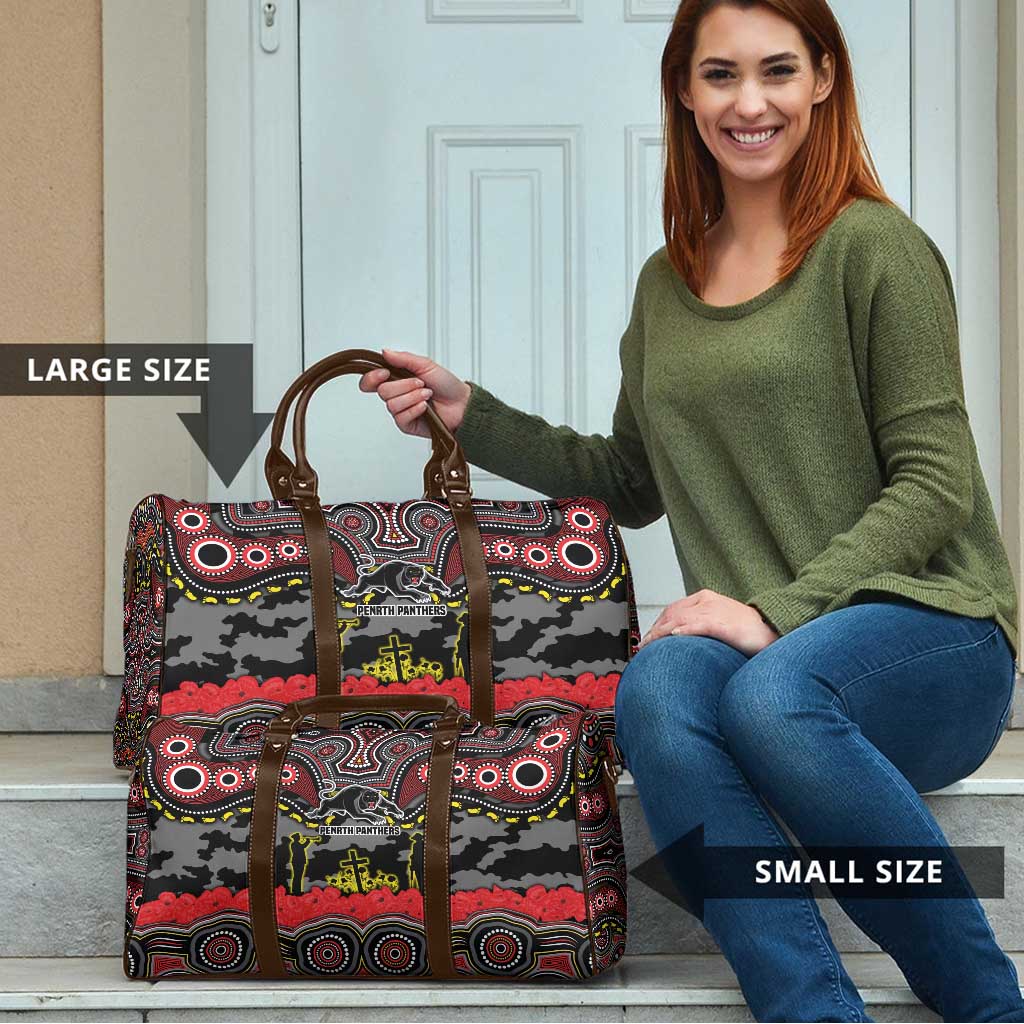 ANZAC Day Penrith Panthers Travel Bag Military Memorial Aboriginal Indigenous Art