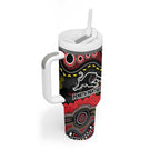 ANZAC Day Penrith Panthers Tumbler With Handle Military Memorial Aboriginal Indigenous Art