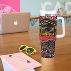 ANZAC Day Penrith Panthers Tumbler With Handle Military Memorial Aboriginal Indigenous Art