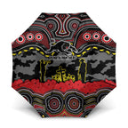 ANZAC Day Penrith Panthers Umbrella Military Memorial Aboriginal Indigenous Art