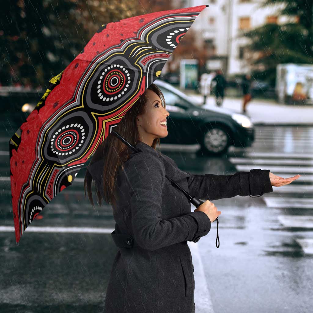 ANZAC Day Penrith Panthers Umbrella Military Memorial Aboriginal Indigenous Art