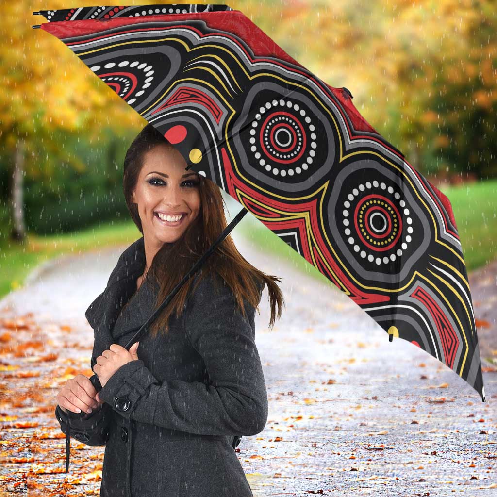 ANZAC Day Penrith Panthers Umbrella Military Memorial Aboriginal Indigenous Art