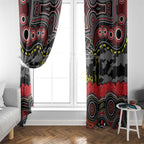 ANZAC Day Penrith Panthers Window Curtain Military Memorial Aboriginal Indigenous Art