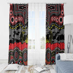 ANZAC Day Penrith Panthers Window Curtain Military Memorial Aboriginal Indigenous Art