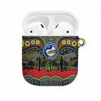 ANZAC Day Parramatta Eels AirPods Case Military Memorial Aboriginal Indigenous Art