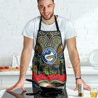 ANZAC Day Parramatta Eels Apron Military Memorial Aboriginal Indigenous Art