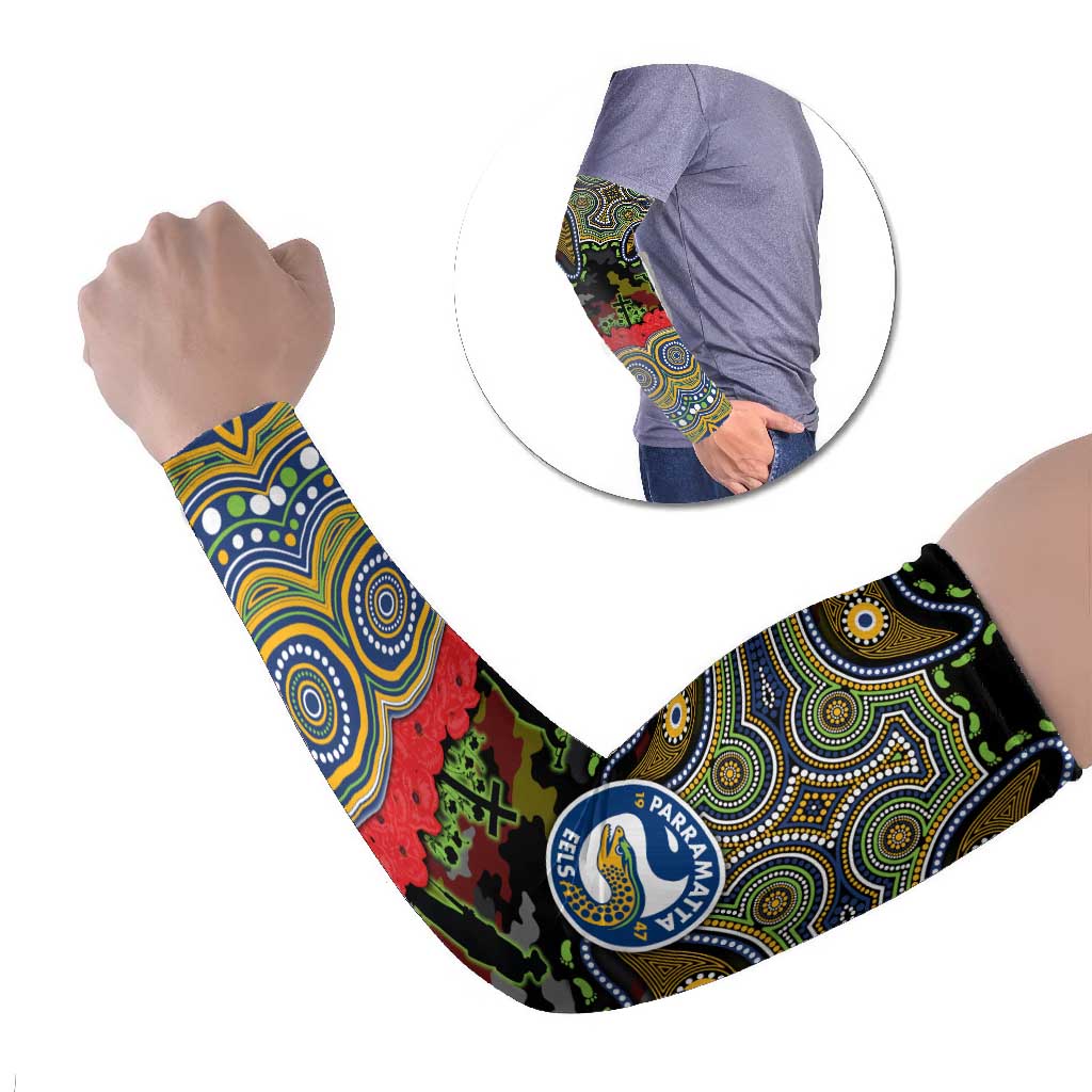 ANZAC Day Parramatta Eels Arm Sleeves Military Memorial Aboriginal Indigenous Art