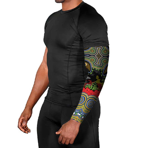 ANZAC Day Parramatta Eels Arm Sleeves Military Memorial Aboriginal Indigenous Art