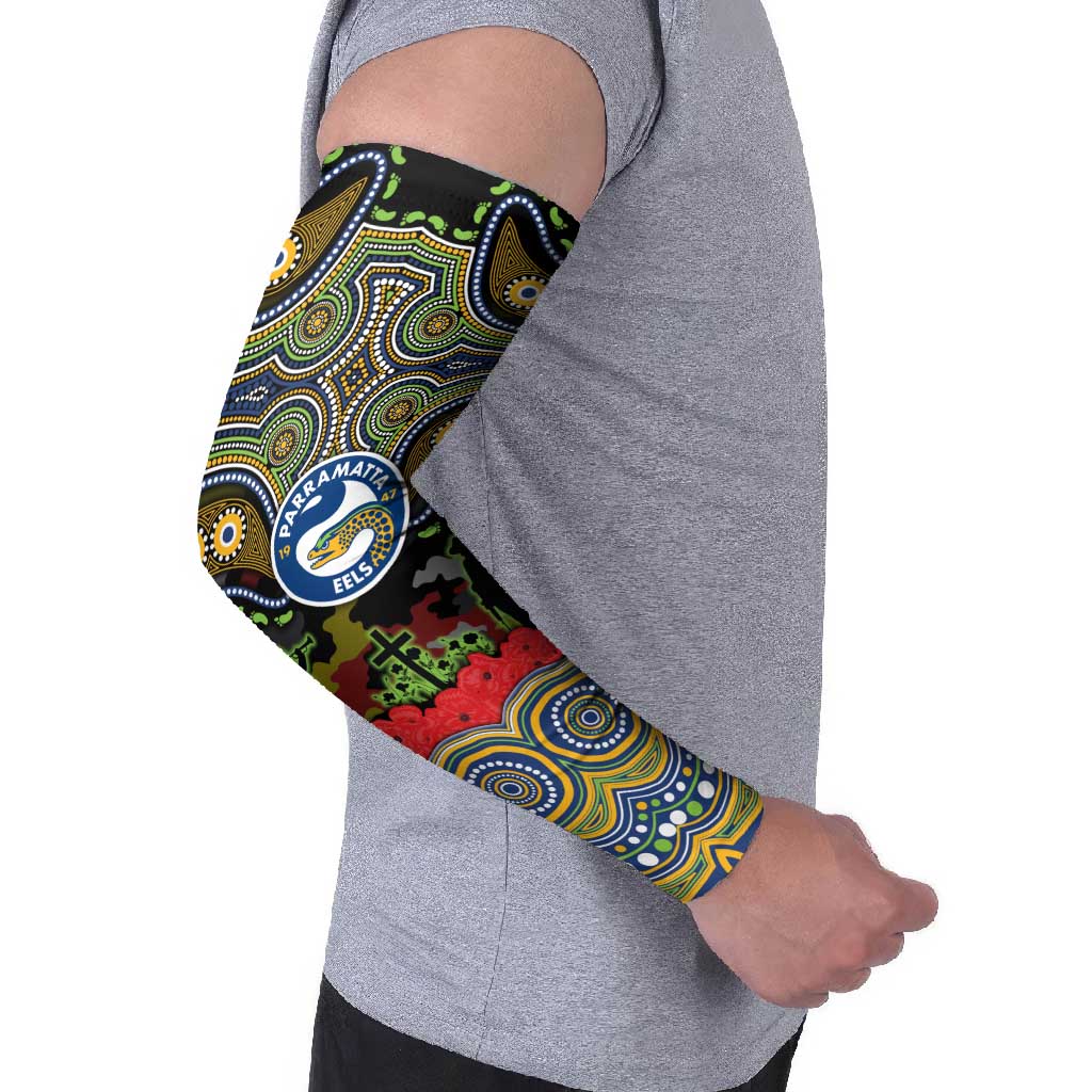 ANZAC Day Parramatta Eels Arm Sleeves Military Memorial Aboriginal Indigenous Art