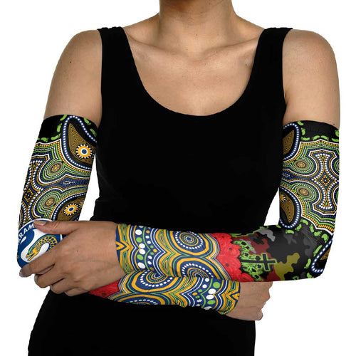 ANZAC Day Parramatta Eels Arm Sleeves Military Memorial Aboriginal Indigenous Art