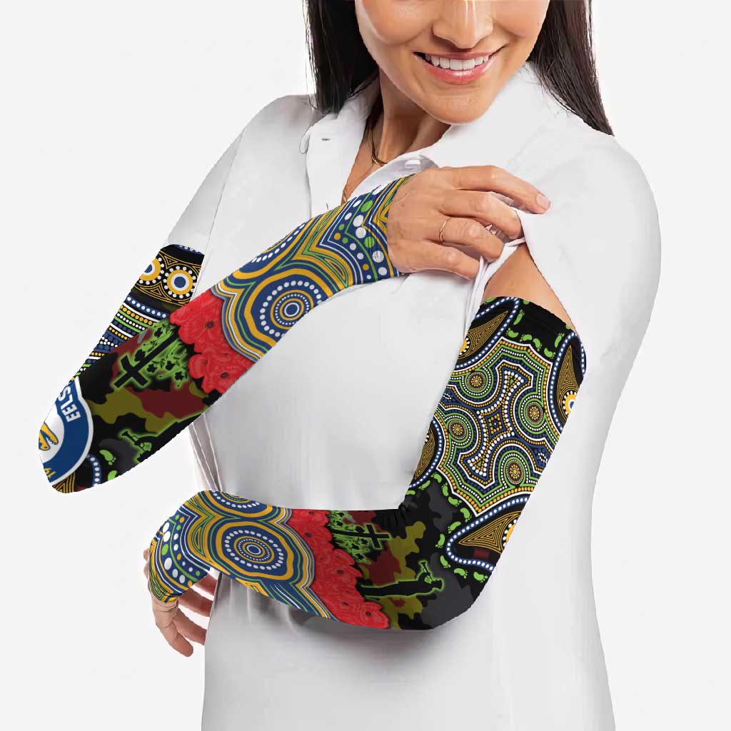 ANZAC Day Parramatta Eels Arm Sleeves Military Memorial Aboriginal Indigenous Art