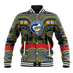 ANZAC Day Parramatta Eels Baseball Jacket Military Memorial Aboriginal Indigenous Art